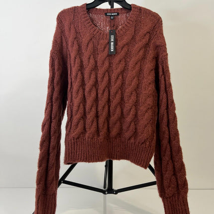 Steve Madden Women Blouse, Baked Apple, Size M