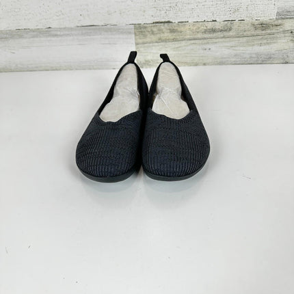 Frank Mully Womens Flat Shoes Wide Toe Box Knitted Flats Comfort Wide Width 6.5