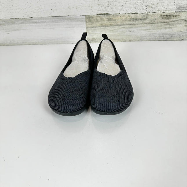 Frank Mully Womens Flat Shoes Wide Toe Box Knitted Flats Comfort Wide Width 6.5