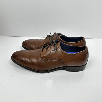 Johnston & Murphy Men's Stockton Plain Toe Dress Shoes - Tan Size 13 M