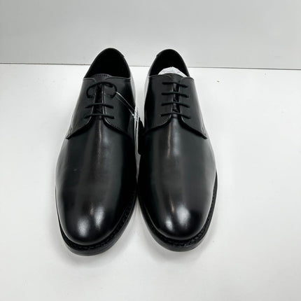 Anthony Veer Men's Truman Derby Lace-up Leather Dress Shoes - Black, Size 10.5