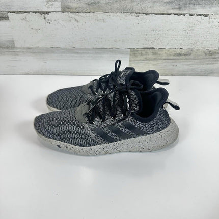 Adidas Black White Running Shoes Sneakers Men's Size 9.5