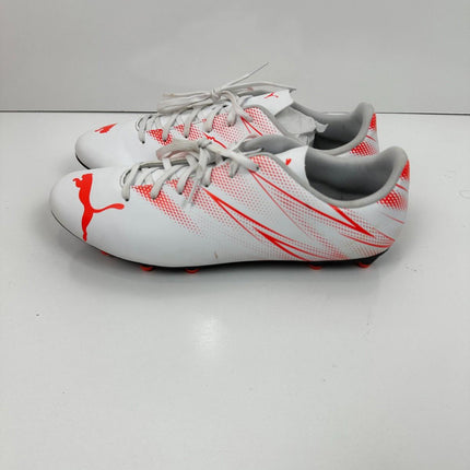 PUMA Men's Attacanto Firm, Artificial Ground Soccer Cleat Sneaker, White,Size 12