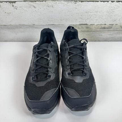 Adidas Terrex AX4 Mens Hiking Shoes Size 11.5 Black Carbon Gray Four Lace-Up
