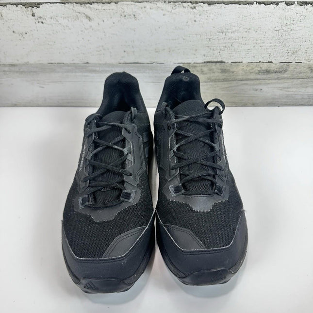 Adidas Terrex AX4 Mens Hiking Shoes Size 11.5 Black Carbon Gray Four Lace-Up