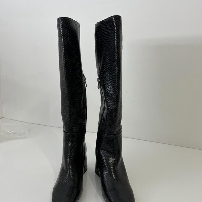 DKNY Women's Cana Block Heel Knee Hight Dress Boots, size 6.5M