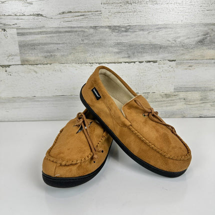 Isotoner Mens Microsuede Slipper With Cooling Memory Foam For Indoor/Outdoor,12M