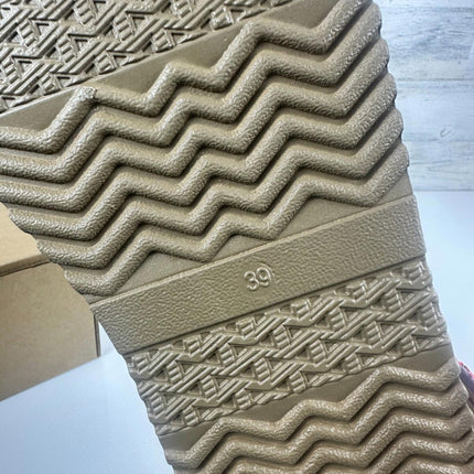 INPAKSA Women's Slippers Platform Mini Boots Short Ankle Boot Fur Fleece Siz 7.5