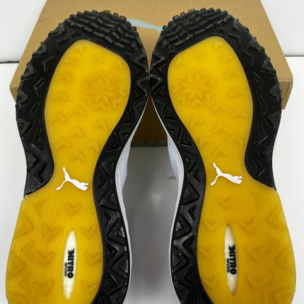 Puma Men's Alphacat Nitro Disc Puma White-Puma Black-Gum, Size 9.5