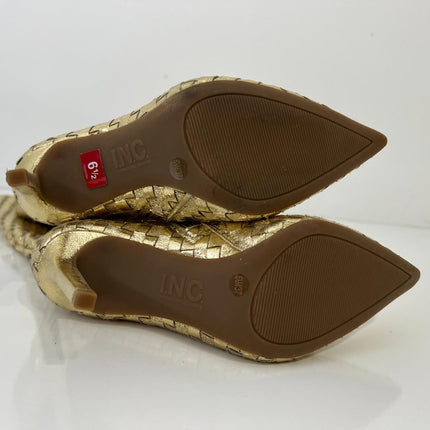 I.n.c. International Concepts Women's Savonia Woven Knee High Boots, Size 6.5M