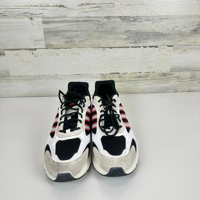 adidas Men's CrazyChaos 2000 Sneaker, Black/White/Pure Ruby, Size 12, JH6846