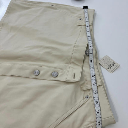 Free People Wynne Vegan Skirt Women's Skirt Bone, Viscose, Size 31