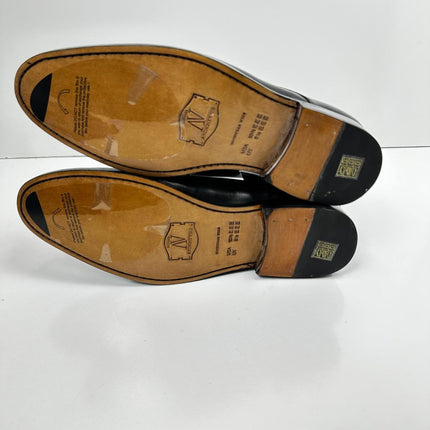 Anthony Veer Men's Truman Derby Lace-up Leather Dress Shoes - Black, Size 10.5