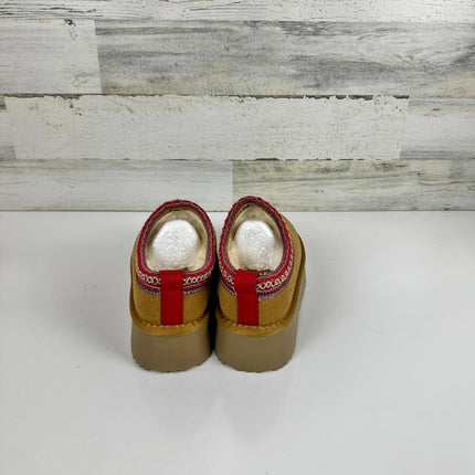 INPAKSA Women's Slippers Platform Mini Boots Short Ankle Boot Fur Fleece Siz 7.5