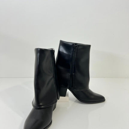 Sun + Stone Women's Ibizaa Fold Over Cuffed Dress Booties, Size 6