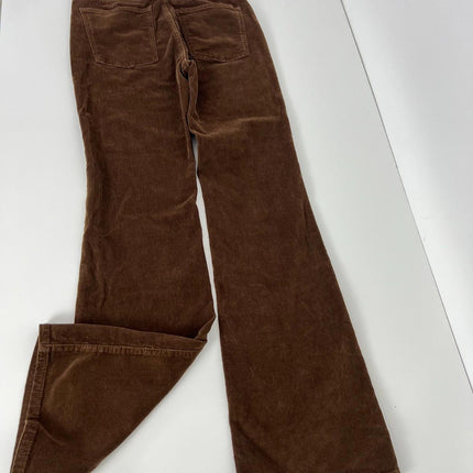 Ag Mari Mid Rise Slim Straight Leg Jeans in Rich Umber, Size 24