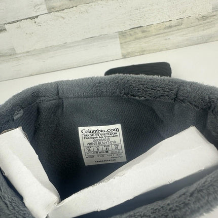 Women's Columbia Ice Maiden Slip III Waterproof Winter Snow Boots Black Size 10