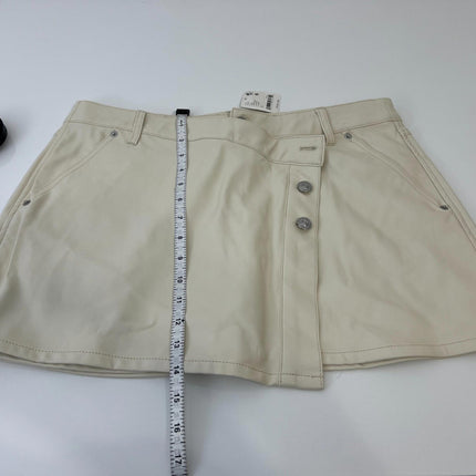 Free People Wynne Vegan Skirt Women's Skirt Bone, Viscose, Size 31