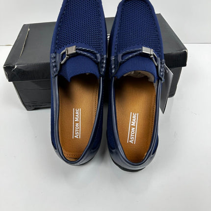 Aston Marc Mens Casual Loafer Shoes, Lightweight and Stylish Design, NAVY, 8.5M
