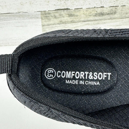 Frank Mully Womens Flat Shoes Wide Toe Box Knitted Flats Comfort Wide Width 6.5