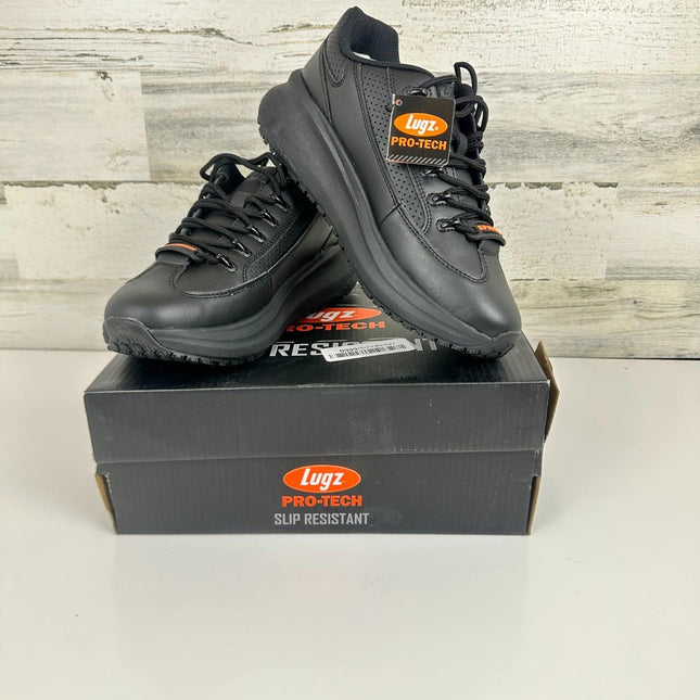 Lugz Women's Express Slip-Resistant Work Shoe, Black, Size 7.5 M