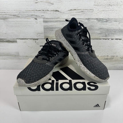 Adidas Black White Running Shoes Sneakers Men's Size 9.5