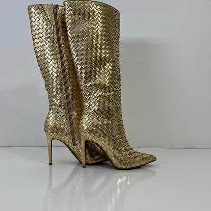 I.n.c. International Concepts Women's Savonia Woven Knee High Boots, Size 6.5M