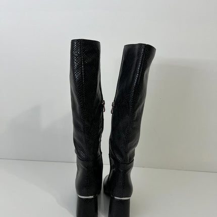 DKNY Women's Cana Block Heel Knee Hight Dress Boots, size 6.5M