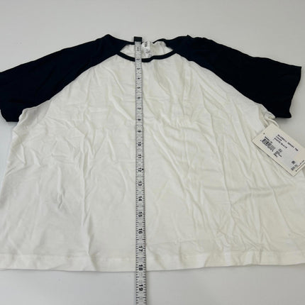 Splits59 Baseball Jersey Tee, White - Black, Size S, C3036