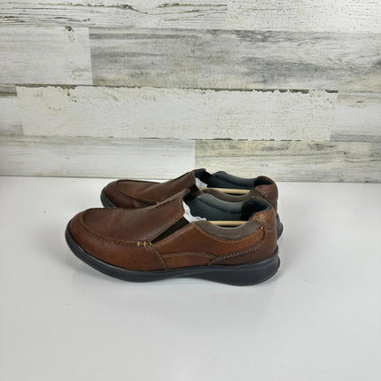 Clarks mens Cotrell Free Loafer, Tobacco Leather, 10 Wide US