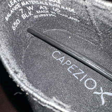 Capezio 2" Student Footlight 650 Dance Shoe Heel Black Women's Size 7 W