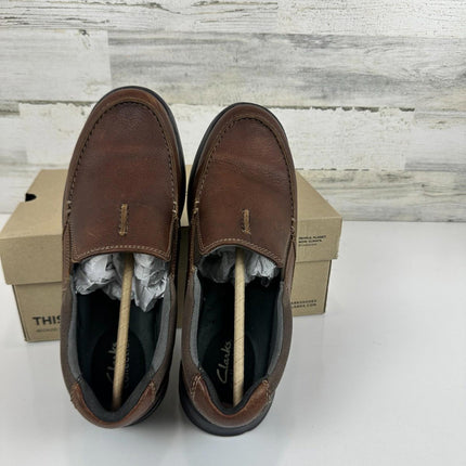 Clarks mens Cotrell Free Loafer, Tobacco Leather, 10 Wide US