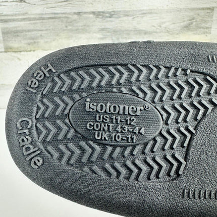 Isotoner Mens Microsuede Slipper With Cooling Memory Foam For Indoor/Outdoor,12M