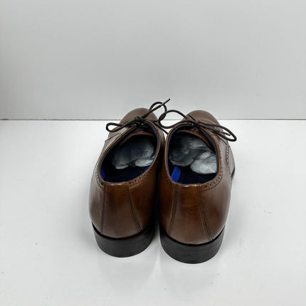 Johnston & Murphy Men's Stockton Plain Toe Dress Shoes - Tan Size 13 M