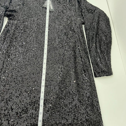Steve Madden Ginger Long Sleeve Sequin Mini Women's Dress, Black, Size 2