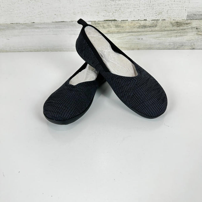 Frank Mully Womens Flat Shoes Wide Toe Box Knitted Flats Comfort Wide Width 6.5