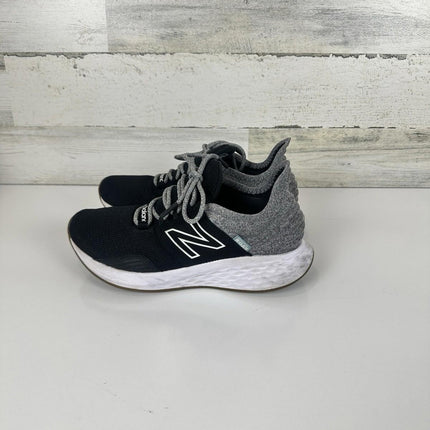 New Balance Women's Fresh Foam Roav V1 Sneaker, Black Light Aluminum, Size 7.5
