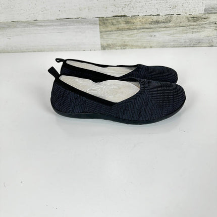 Frank Mully Womens Flat Shoes Wide Toe Box Knitted Flats Comfort Wide Width 6.5