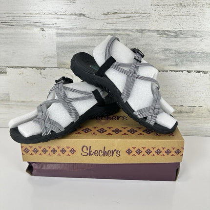 Skechers Women's Reggae Irie Mon Flip-Flop Sandals Size 10M 40955/ Black