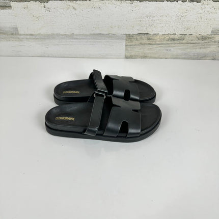 CUSHIONAIRE Estate Womens Sandals with Cut-Out Band & Adjustable Strap, Size 9.5