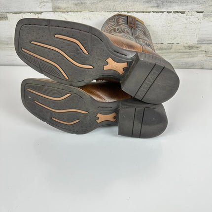 ARIAT Mens Sport Wide Square Toe Western Boot Peanut Butter/Chaga Brown 9.5 Wide