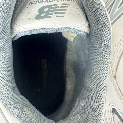 New Balance Women's 608 V5 Casual Comfort Cross Trainer Shoes White/LBlu Size 8M