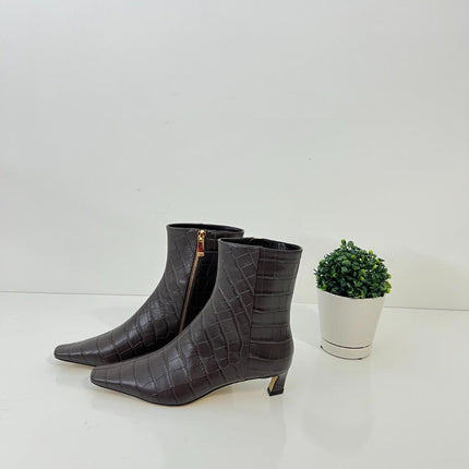 Michael Kors Women's Zipper Leather Booties, Size 7M