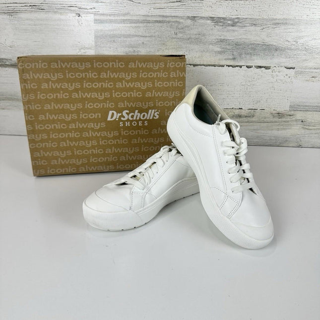 Dr. Scholl's Time Off Women's Athletic Sneaker Size 7.5M, White, Lace-Up
