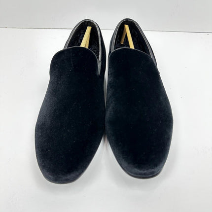 Steve Madden Men's Laight Slip-On Loafer, Laight (099100), Black VEL, Size 10