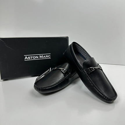 Aston Marc Charter-03 Black Loafers Men’s Driving Moccasins Slip On Size 10.5M