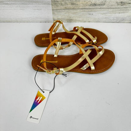 Women's Gladiator Flat Sandals Fisherman Strappy Sandals Ankle Strap Sandals, 7