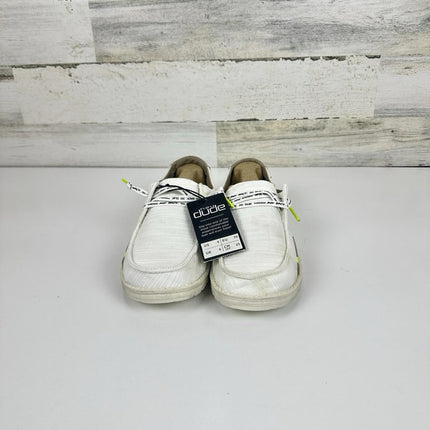 Hey Dude Women's Wendy Star White, Women’s Shoes, Lace Up, Comfortable, Size 7