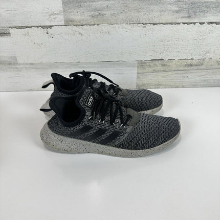 Adidas Black White Running Shoes Sneakers Men's Size 9.5