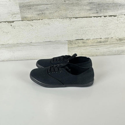 TUOPIN Womens White Canvas Sneakers Low Top,Lightweight Casual Tennis Shoes Sz 5